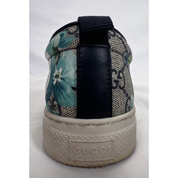 Gucci Supreme Canvas Slip-on US 6 Bloom Flower Print SPB-CA 355693 - Picture 5 of 14